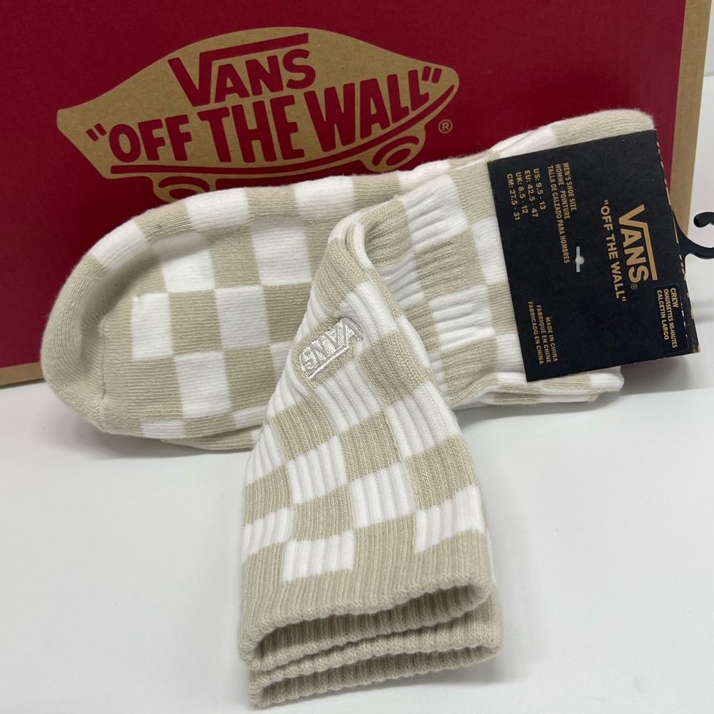 Vans Checkerboard Crew Socks (1 pair) - Picture 9 of 16